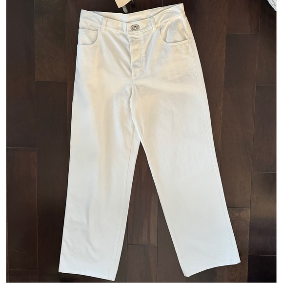 NEW Bottega Veneta Pre-Fall 2020 Straight Leg Carpenter Jeans, Size IT 42 - Picture 5 of 8